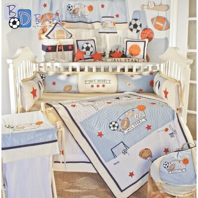 9PC Baseball deals Crib Bedding Set for Boys